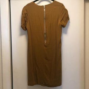 Soft mini olive green dress!